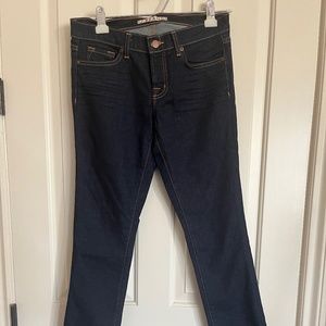 J Brand Petite 27 inch dark pencil jeans